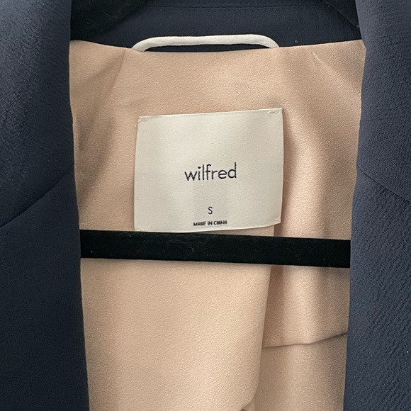 Wilfred Navy Deanne Blazer Size Small Aritzia - Picture 4 of 5